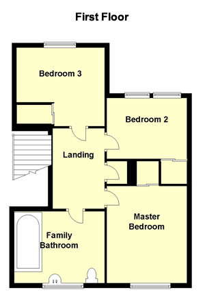 Farragon, First Floor Accommodation Plan